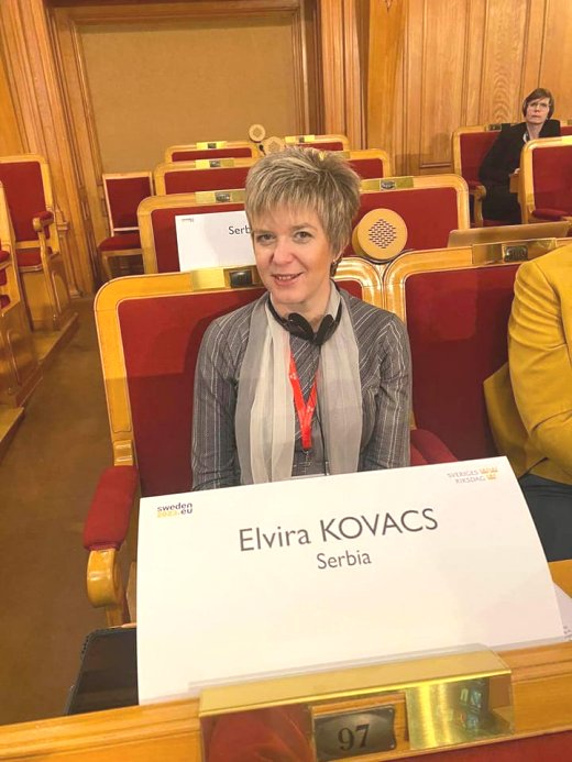 Kovács Elvira is felszólalt a stockholmi Európa-ügyi bizottsági elnökök találkozóján